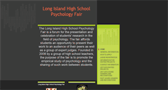 Desktop Screenshot of longislandpsychologyfair.com