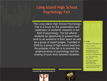 Tablet Screenshot of longislandpsychologyfair.com